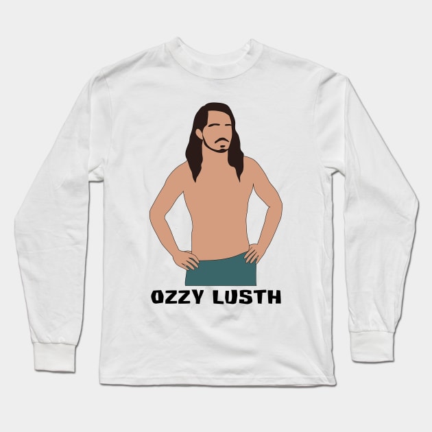 Ozzy Lusth Long Sleeve T-Shirt by katietedesco